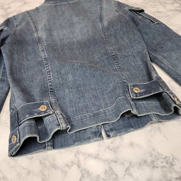 Vintage Juicy Couture Zip Up Denim Jacket - Picture 10 of 11